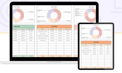 Monthly Budget Google Sheet Template